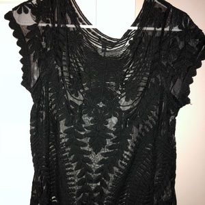 Express lace top size medium EUC